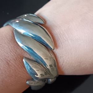 Vintage cuff silver bracelet